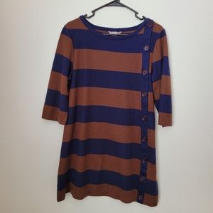 Striped sweater dress